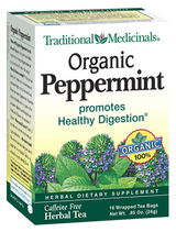 Traditional Medicinals Kosher Organic Peppermint 16 Tea Bags